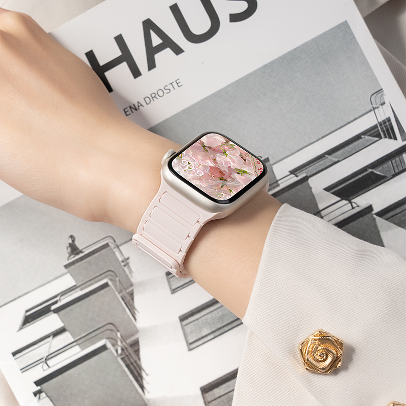 Artista Dai Zhang Jingyi es el mismo para iwatch11 correa S9 Apple S10 reloj 8 magnetic 3 silicona