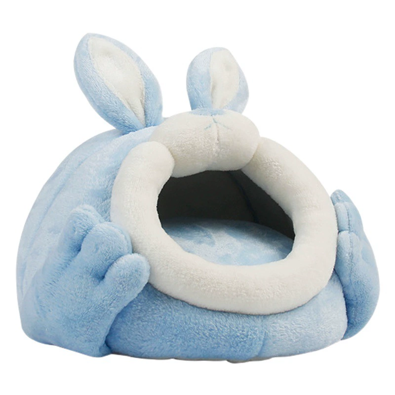 Хлопковое гнездо Amazon Curious Rabbit Sugar Glider Jizi Pet Nest для морской свинки, зимнее теплое мини-гнездо для хомяка
