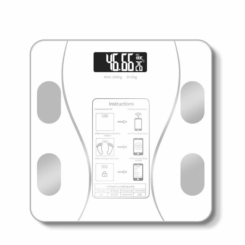 New Product Manufacturer's Popular Household High-Precision Body Fat Scale Rechargeable Special Fat Scale Weight Scale Electronic Scale in Stock