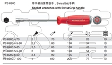 MY原装进口瑞士PB SWISS TOOLS六角套筒螺丝刀 特殊合金PB 8200系