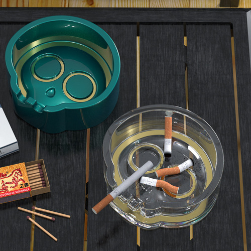 Poppy diy crystal glue resin mold irregular skull ashtray silicone mold source goods