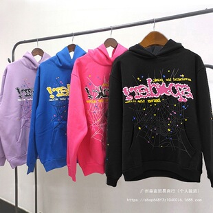 ����ԭ���ذ�450G�Ӻ��q�l���Bñ����Ů�l��ӡ֩��Sp5der hoodi