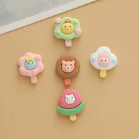 Мультфильм эскимо форма медведь кошка кролик утка Смола чехол для телефона патч DIY ювелирные аксессуары