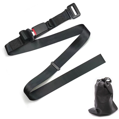 Safety Belt for Pregnant Women, Belly Protection for Overweight People, Anti-Pressure Belly Support, Anti-Collision Driving Tool, Car Safety Belt for Pregnant Women (Car seat belt) - black-push-button-maternity-safety-belt-non-woven-bag
