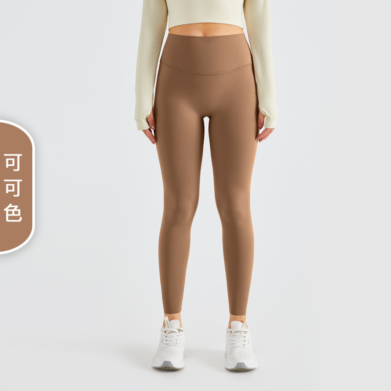 Wow NUF ライトヌードサイズレスヨガパンツは、ハイウエストで腹部を引き締める女性用アウトドアスポーツフィットネスパンツにカットできます。|undefined