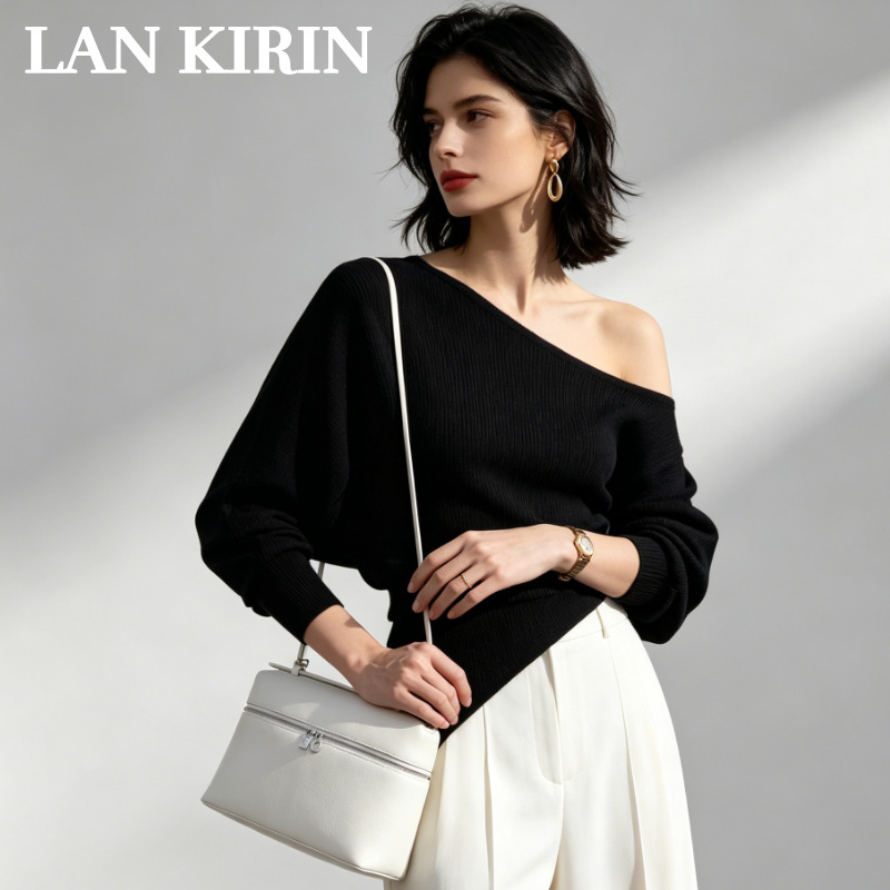 Cross-Border Exclusive Top Women's Portable Leather Shoulder Crossbody Bag for Fashionable Daily Wear