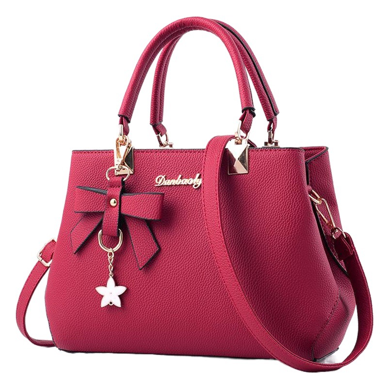 Handbag women's bag 2021 new shoulder crossbody middle-aged mother bag PU leather women's bag