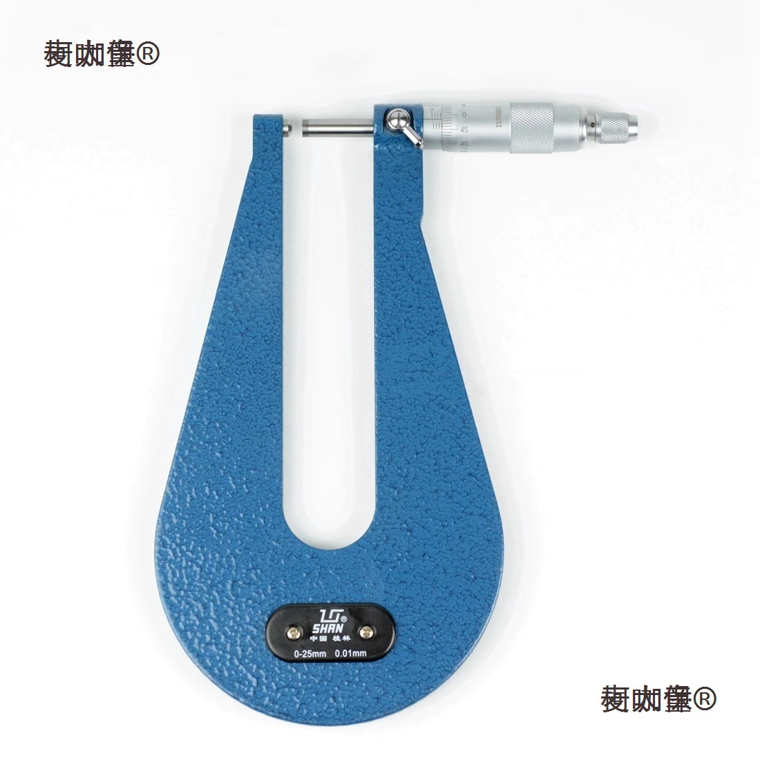 桂林深弓架千分尺0-25 25-50 0.01mm壁厚板材厚度测量管壁麦太保