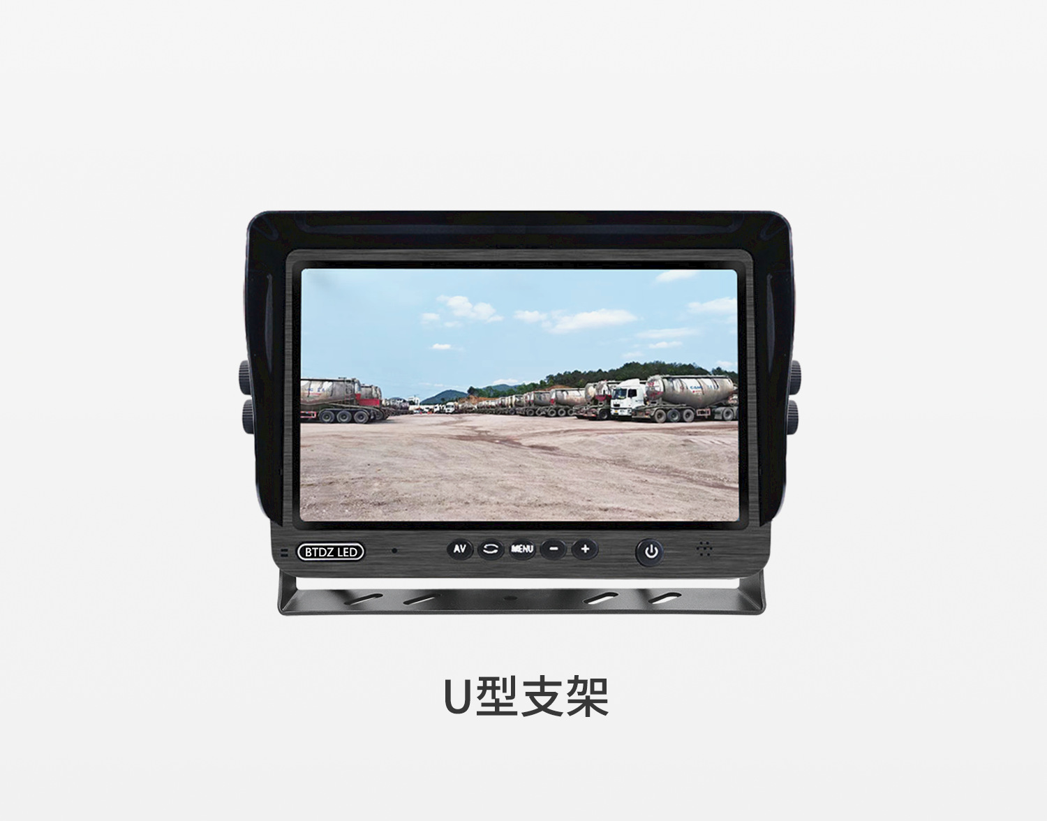 7-inch HD car monitor AV LCD display rear view cart image monitor for passenger cars and trucks