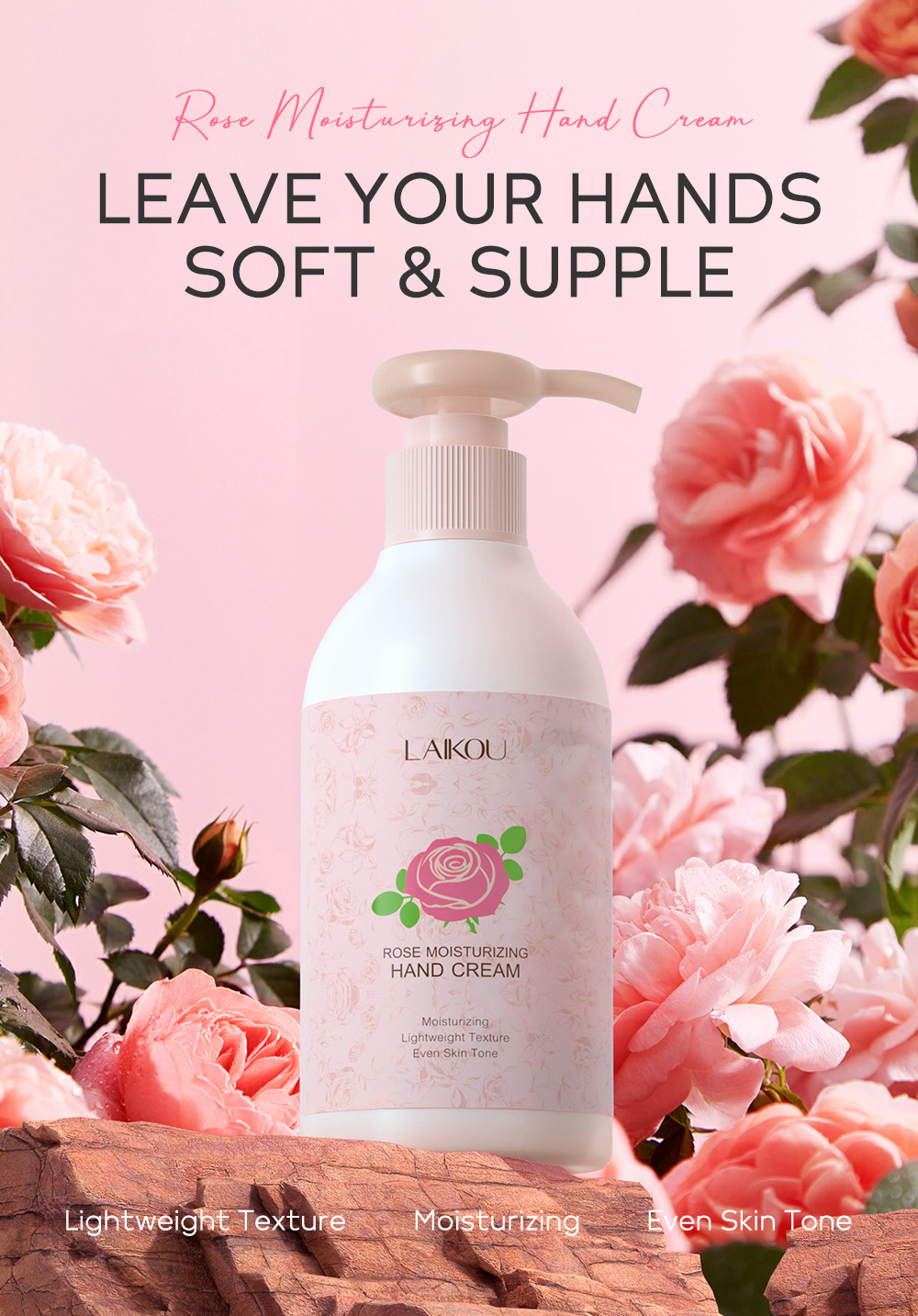 The manufacturer has a new cross-border product, LAIKOU Hydrating Hand Cream 220ml, in stock. It hydrates, moisturizes and nourishes the skin on hands undefined