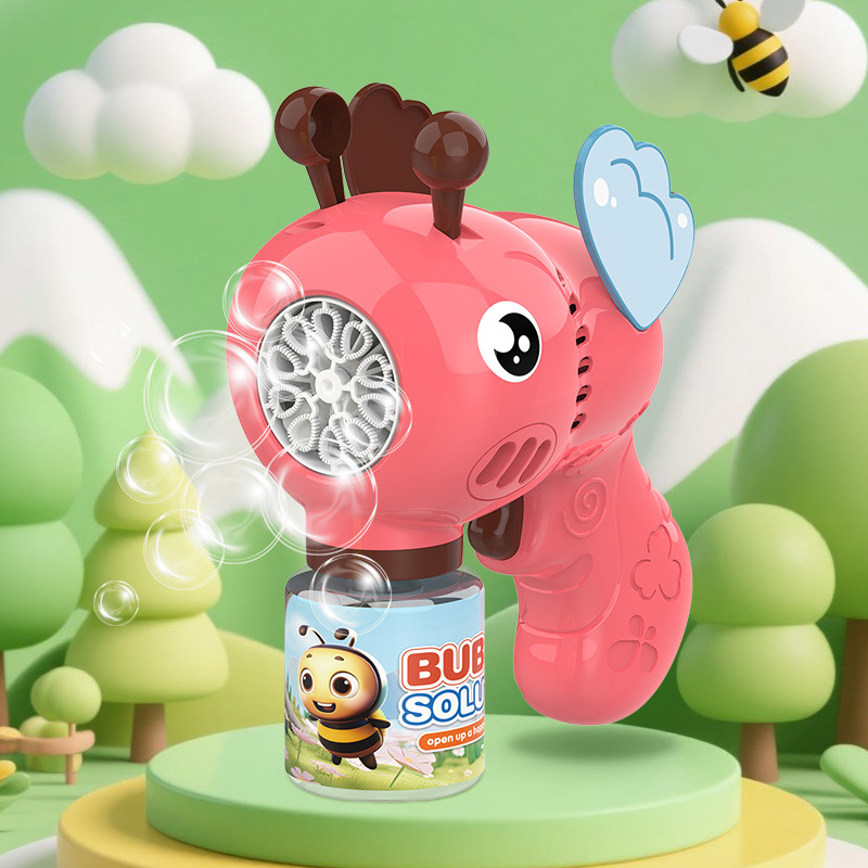 Burbujas para niños juguetes de cañón de acero iluminación automática burbujas Gatlin burbujas fabricantes de cañón de burbujas al por mayor