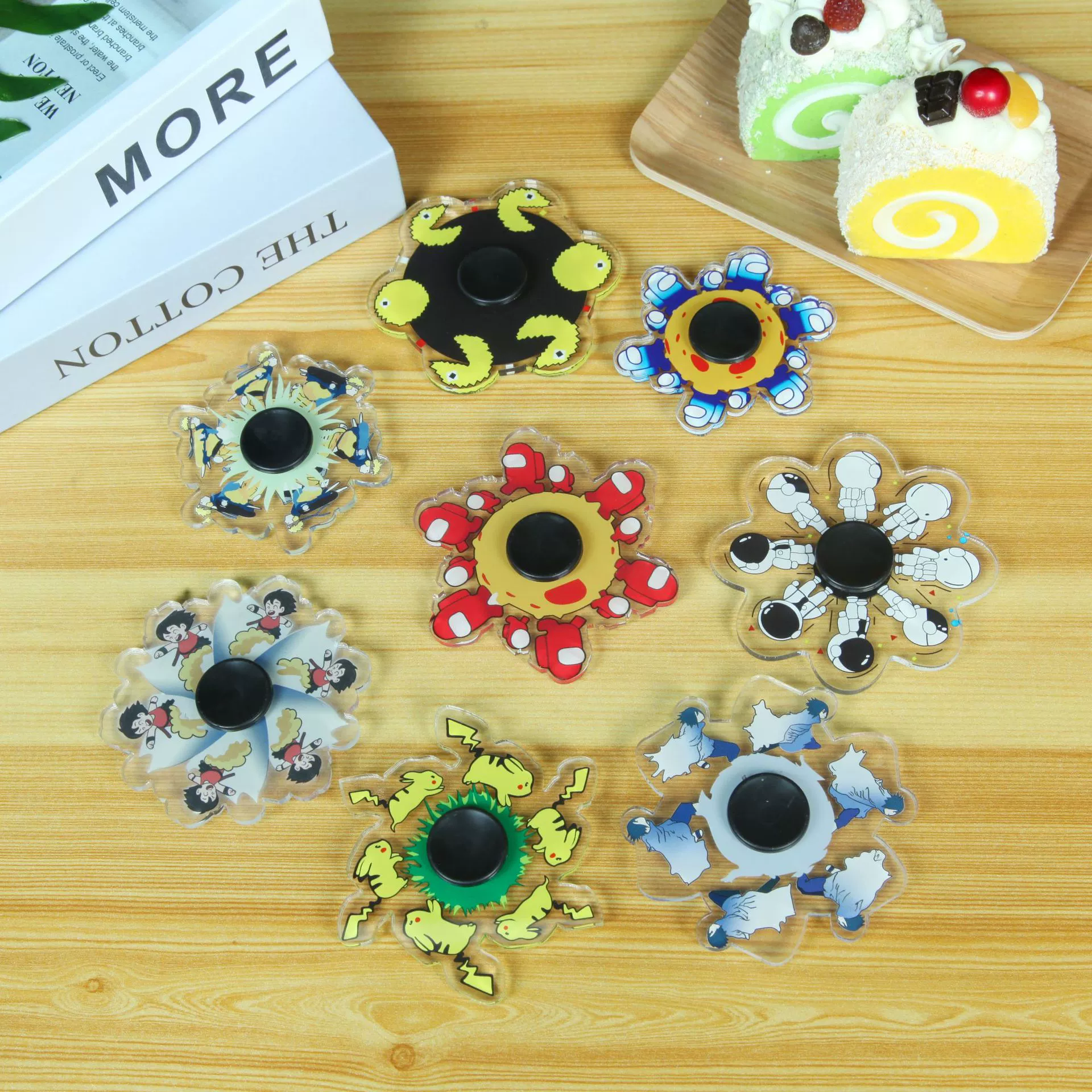 Фабрика спот тремор того же кончика пальца акриал 3d фантом ослепительно аниме палец гироскоп игрушка оптом