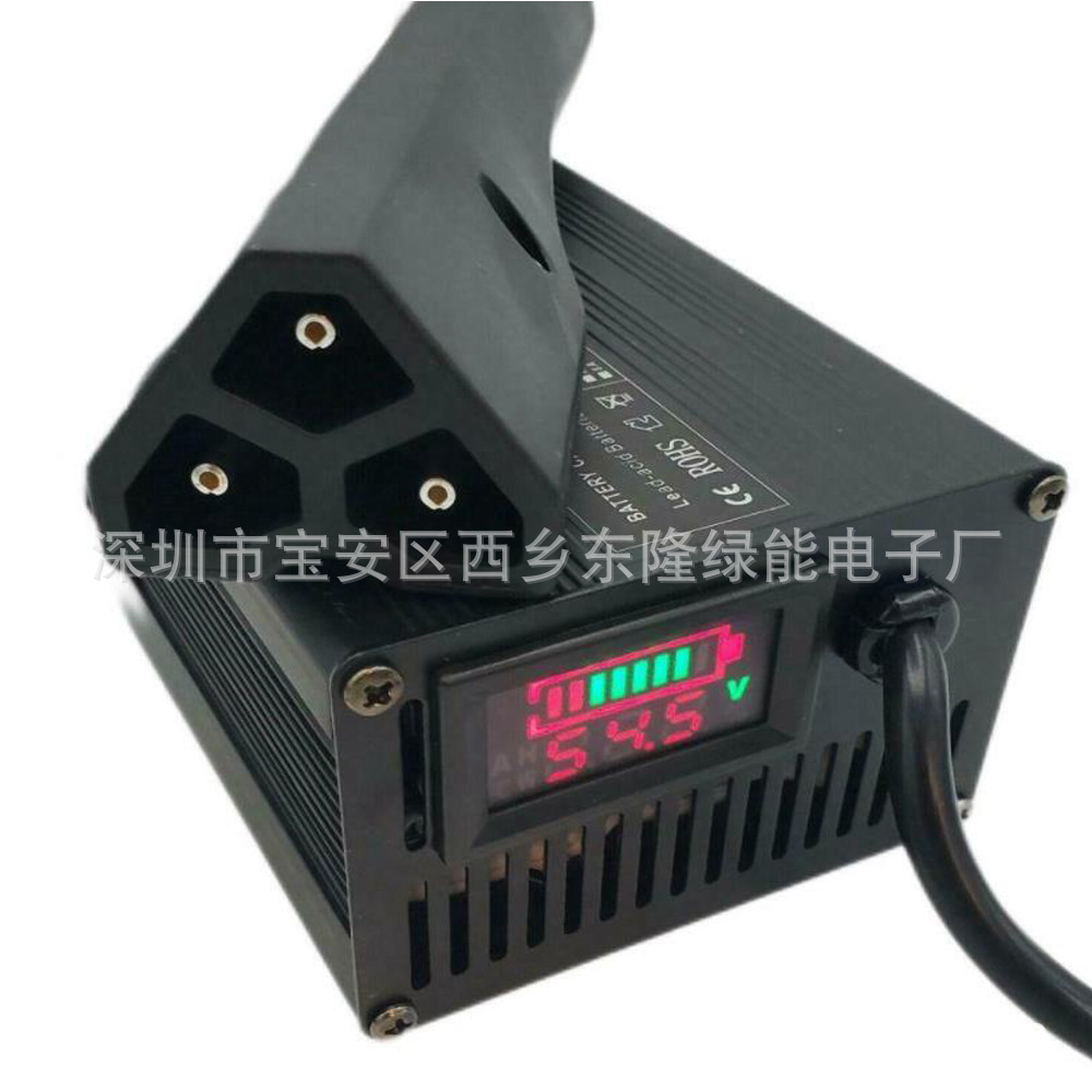 俱乐部车CLUB CAR高尔夫球车充电器三角RXV48V5A带电量彩色显示器
