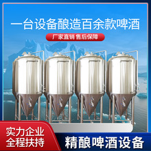 自动化精酿啤酒设备小型啤酒酿造设备发酵罐糖化罐啤酒设备厂家