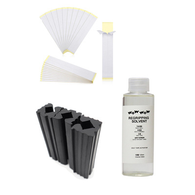 Herramienta de reemplazo de agarre de club de golf combinación de club de cinta de doble cara cuchillo de gancho de papel accesorio de goma agente Sol