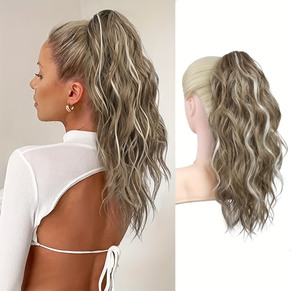 Syntetesch Päerdsschwanz Mat Klapp Fir Hoer_voghion.com