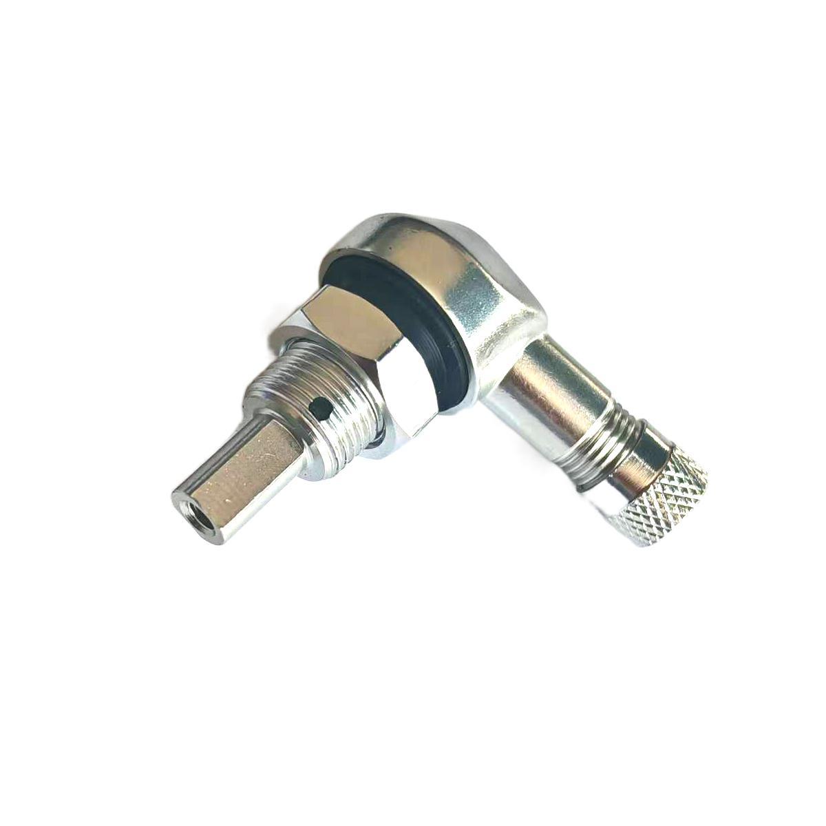 Motuoche Motorcycle CNC Modified Tire Aluminum Alloy Valve Stem (valve) - tpms-silver
