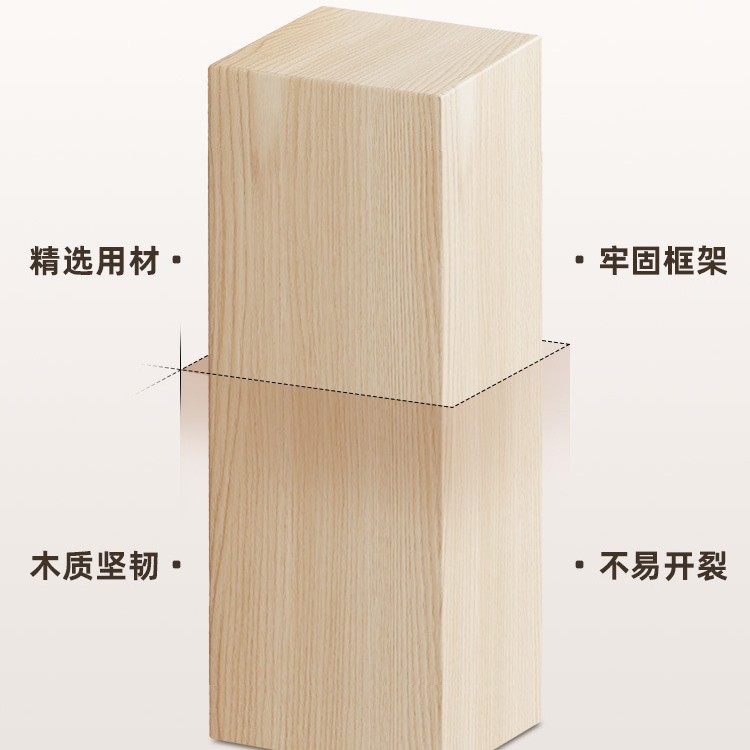 Mesita de noche simple dormitorio moderno pequeño armario de madera maciza subred rojo pequeña mesa de café lindo estilo crema mesita de noche