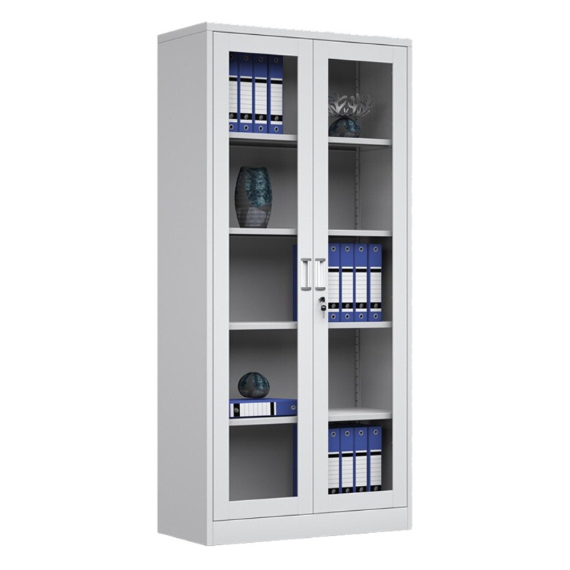 Steel File Cabinet, Office Document Storage Cabinet, Financial Data Metal Cabinet, Locker Cabinet with Lock, Low Cabinet