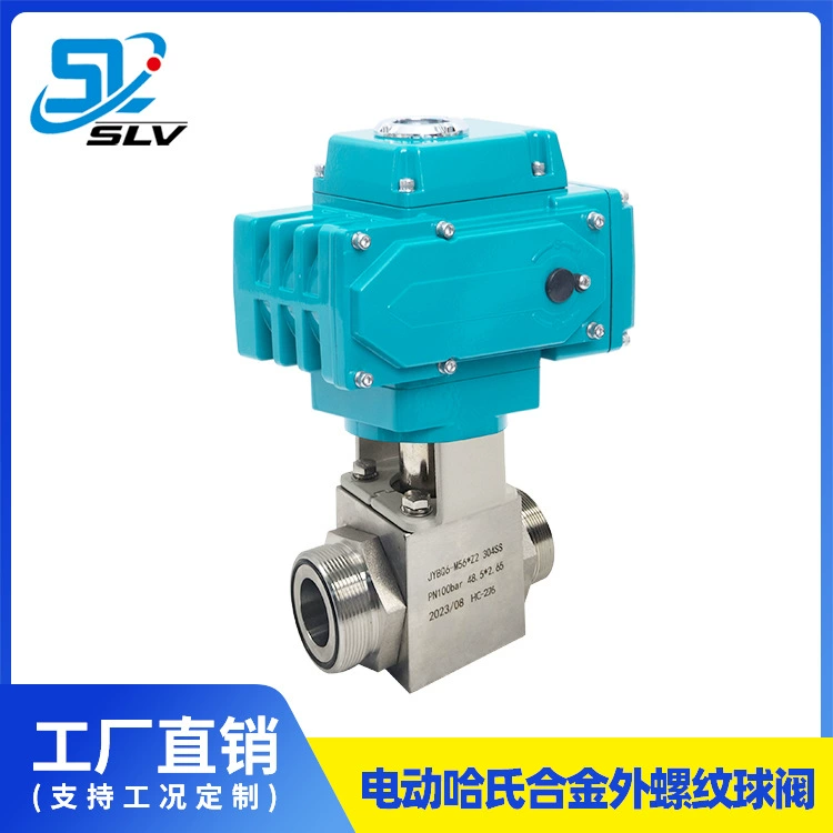 Q911F-16P Электрический шаровой кран Hastelloy из трех частей с внутренней резьбой DN15-DN100 высокая термостойкость