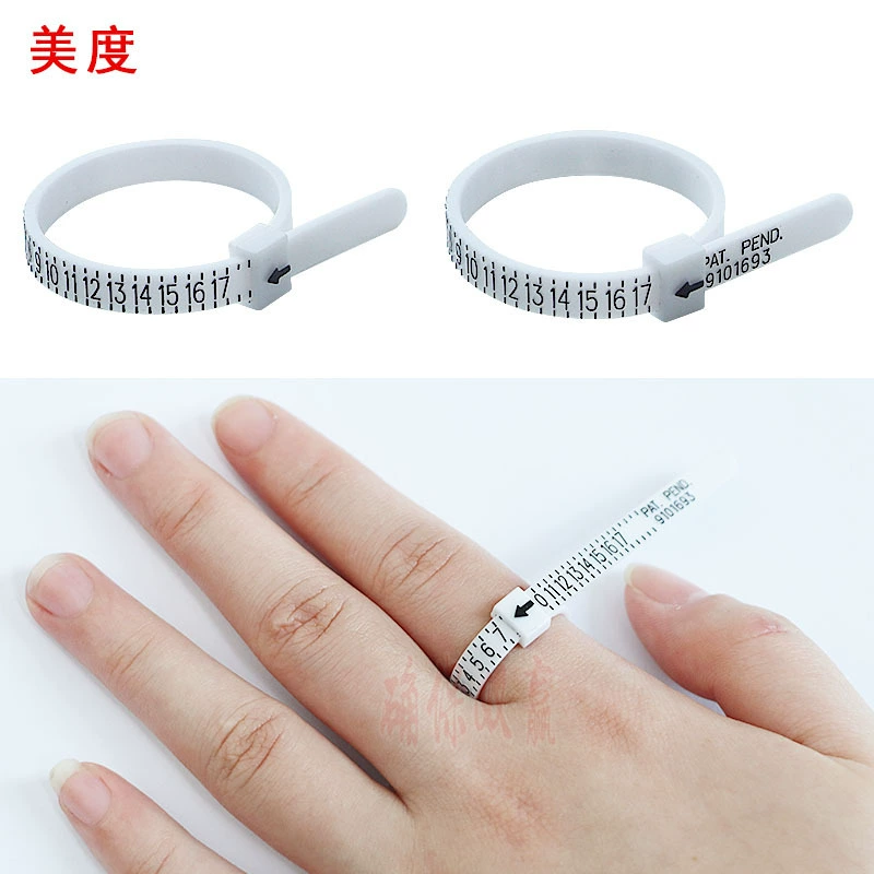 Портативный логотип портативное кольцо измерительная лента пальцевого кольца
