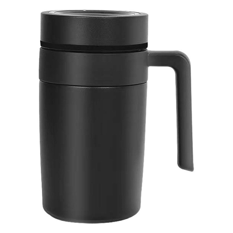 Inteligente 316 de acero inoxidable ventosa control temperatura del negocio taza separación té Oficina esmerilado con mango regalo