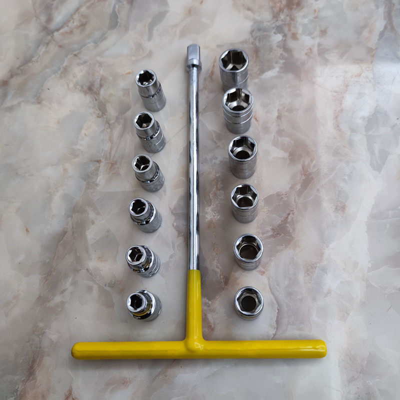 大飞T型旋转T型套筒扳手可换头套装便携多功能工具可旋转套筒工具|undefined