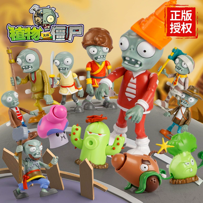 Подлинные Plants vs. Zombies, детская игрушка для мальчиков, набор, полный комплект, можно запускать