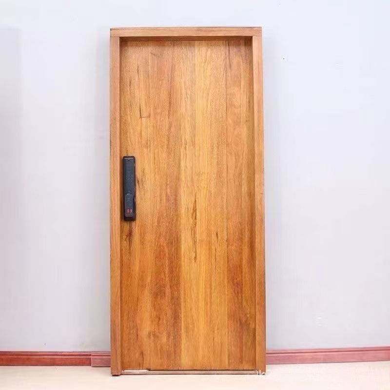 老榆木入户门民宿庭院平开门复古老榆木装饰木门实木做旧卧室门
