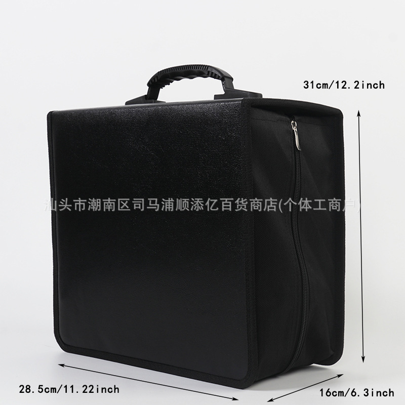Chezai 400 Disc Car CD Case Leather CD Storage Box (Multimediya və saxlama aksesuarları) - thickened-inner-page-400-discs-pu-leather