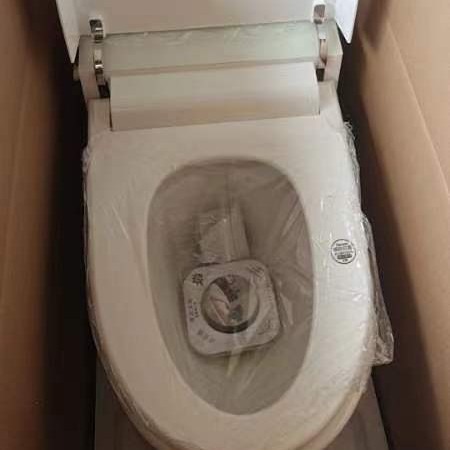 Nuevo inodoro inteligente ligero de Weiyanie para el hogar totalmente automático integrado asiento de inodoro calentador de descarga automática