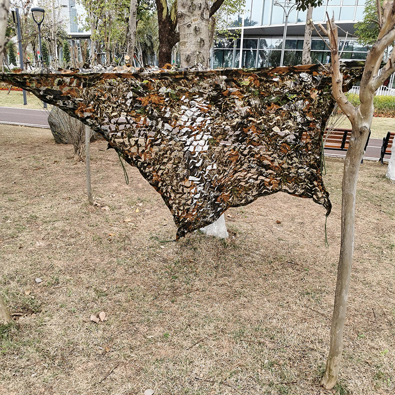 Outdoor tactical camouflage network 3D leaf bionic web hidden network hidden network 4