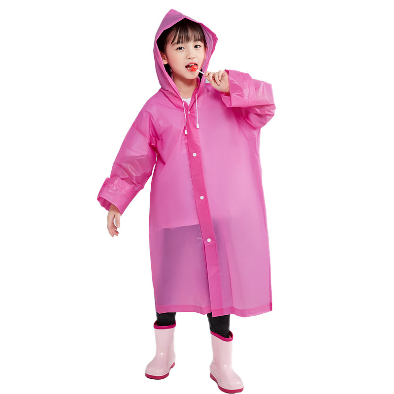 도매 어린이 전신 초등학교 학생 큰 긴 일회용 에바 비옷 휴대용 카드 판초