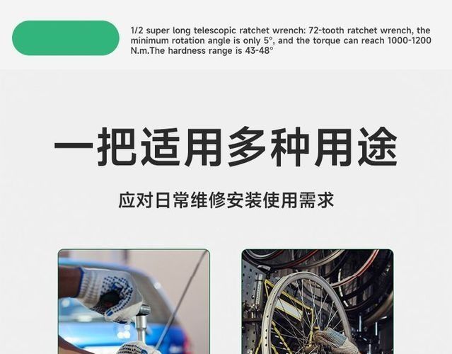 Ultra-Long 72-Tooth Telescopic Multifunctional Quick-Release Powerful Ratchet Wrench Wholesale, Starting from One Piece
