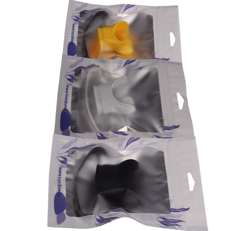 HOTDIVE snorkeling boquilla de silicona cabeza secundaria tubo de respiración dispositivo inodoro universal accesorios de buceo equipo de buceo