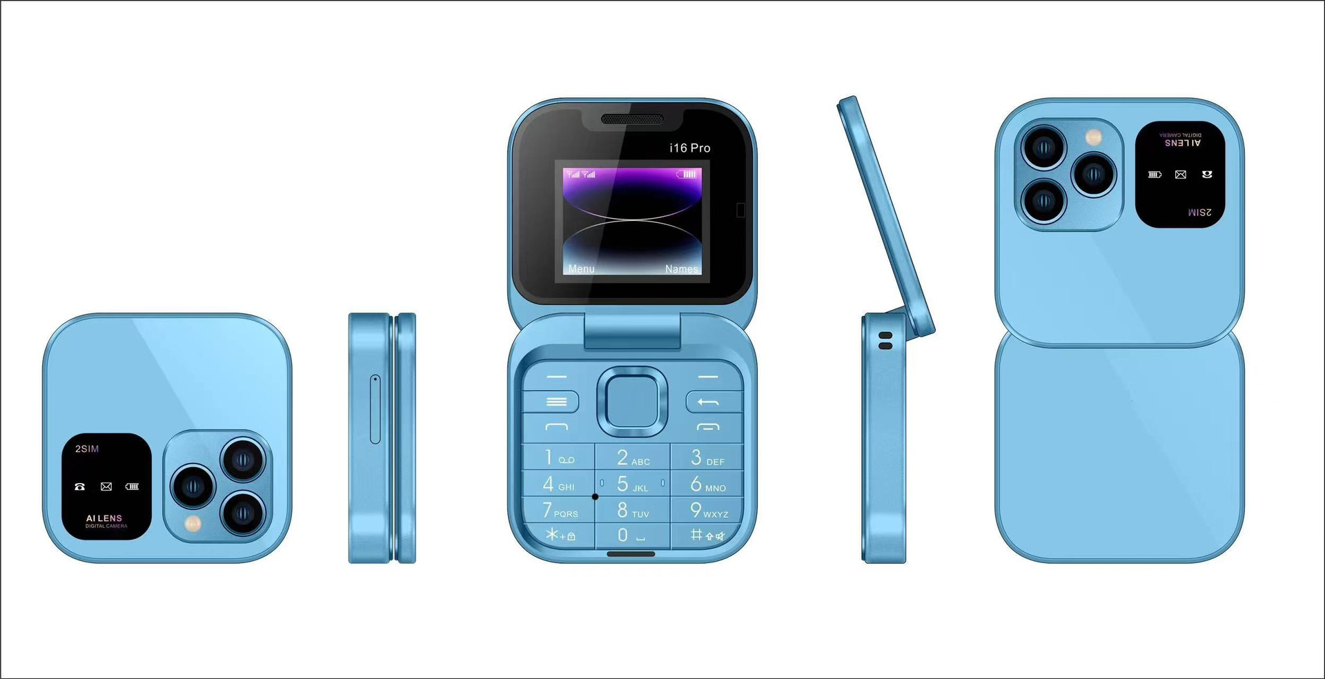 I16 Mini Dual Card Phone Image 4