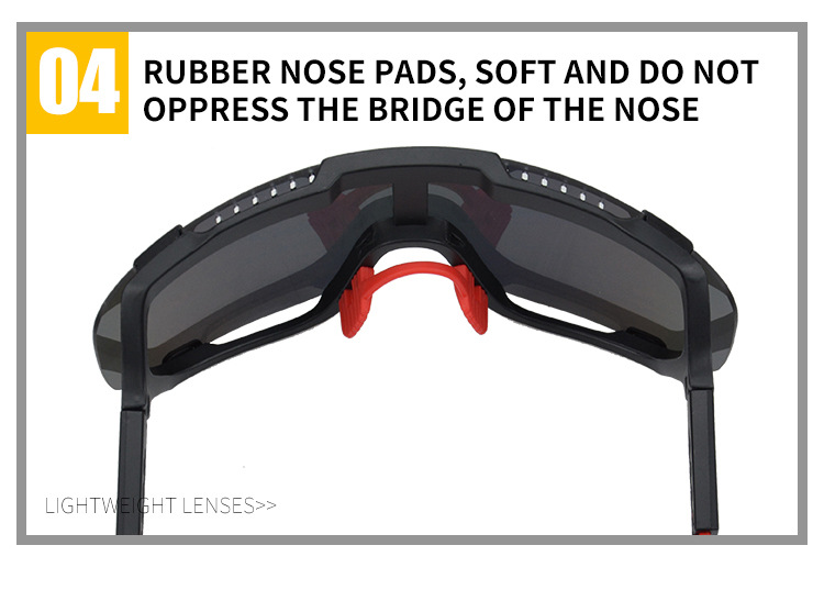 Lunettes de cyclisme, lunettes de soleil d'extérieur, verres intégrés sans cadre, lunettes de sport pour véhicules tout-terrain de montagne_voghion.com