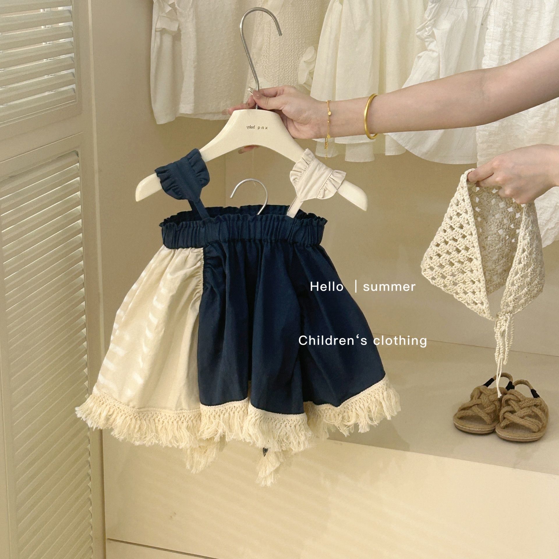 【Colección de Vestidos para Bebés Sweet Little Sister】Ropa Infantil Vestidos Elegantes de Verano para Niñas Venta al por Mayor Vestidos de una Pieza Dropshipping de Moda