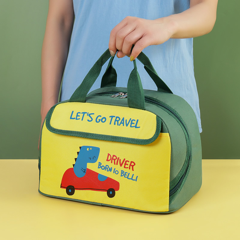 Nueva caja de almuerzo de dibujos animados para niños bolsa de almuerzo de estudiante de escuela primaria bolso de almuerzo de trabajador de oficina bolsa de aislamiento bolsa de Bento bolsa