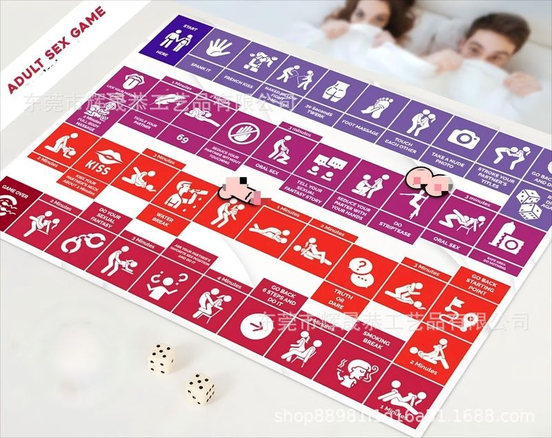 跨境Couples Intimacy Board Game情侣亲密关系棋盘游戏|undefined