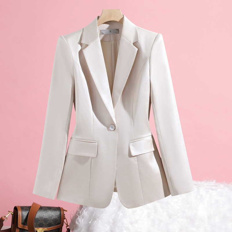 Women's Blazer Spring and Autumn 2025 New Popular High-End Short Petite Stylish Slim-Fit Blazer