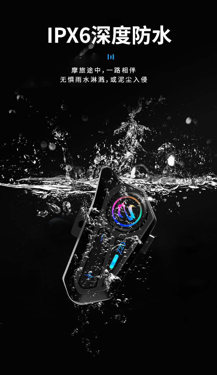 Z20 Helmet Bluetooth Headset Integrated Waterproof Motorcycle Full-Face Helmet Half-Face Helmet for Delivery Calls Stereo Noise Reduction Long Battery Life