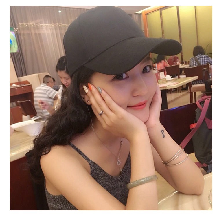 ombrero de verano con corona abiertaSombrero coreano con protección UVGorra de béisbol unisex