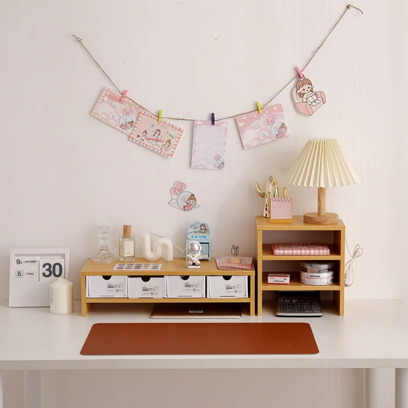 Настольный монитор для общежития стол стеллаж для хранения Подставка для ноутбука стол Настольный стеллаж для хранения