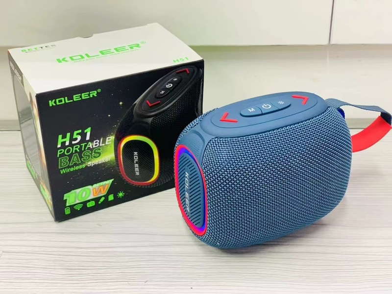 クロスボーダー H51 ワイヤレス Bluetooth スピーカーワイヤレス屋外サブウーファーポータブル TWS 屋外カード Bluetooth 小型スピーカー|undefined