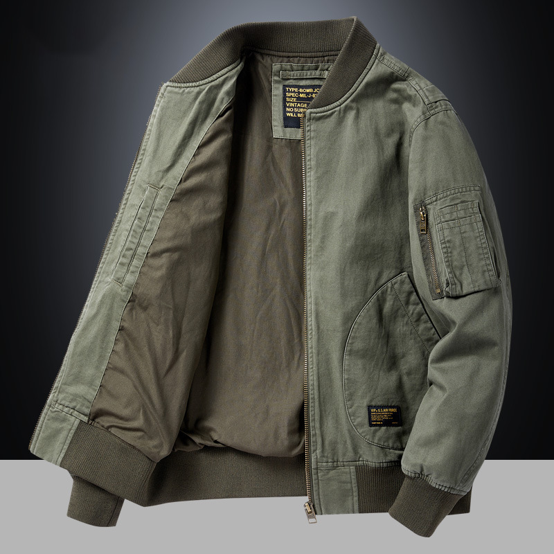 American Retro New Baseball Uniform Jacket Men's Autumn and Winter Bomber Jacket Men's Casual Workwear Top Men's Style American Retro New Baseball Uniform Jacket Men's Autumn and Winter Bomber Jacket Men's Casual Workwear Top Men's Style