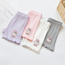 女童安全裤纯棉内裤平角裤防走光二合一保险裤夏薄款儿童打底短裤