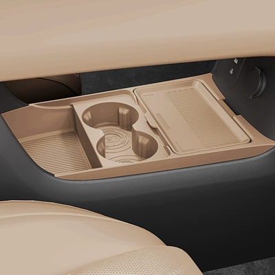 Suitable for 26 Models of Other Automotive Interior Supplies - 26-models-of-lanlian-e5-plus-walnut-brown-lower-storage-box-under-the-center-console