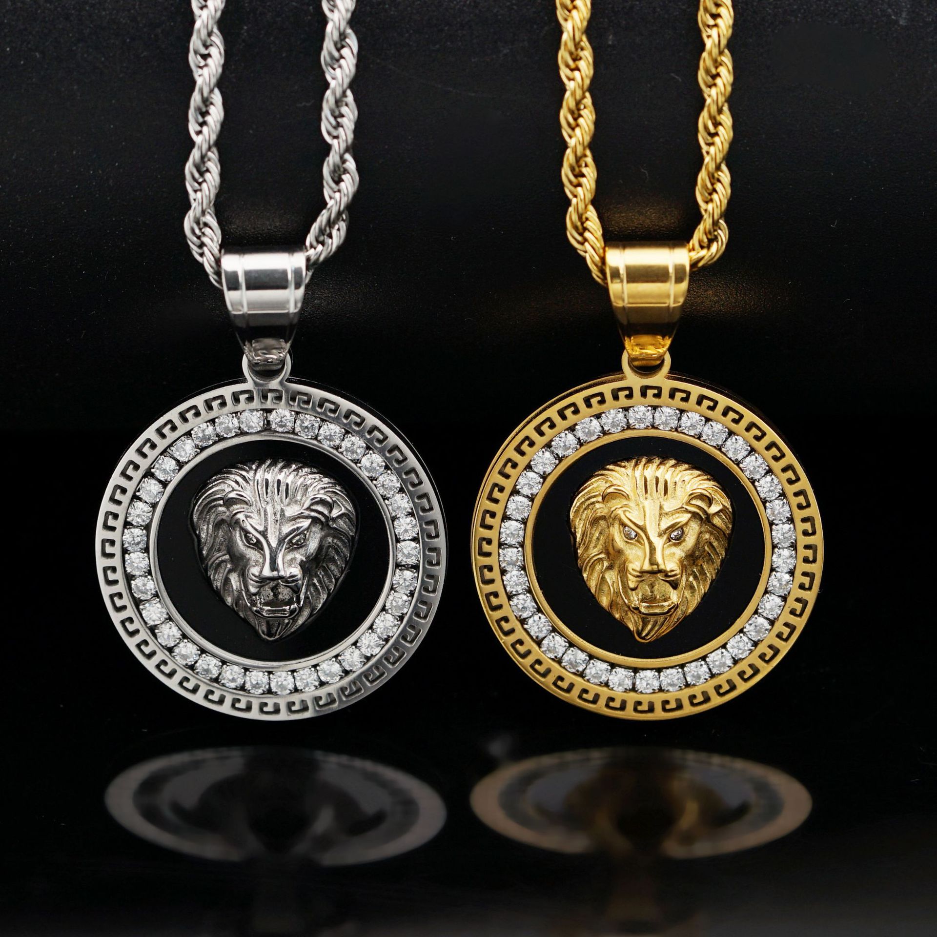 316 Stainless Steel Chain Material 1 Piece Quantity 1 Piece 316 Stainless Steel Lion Pendant