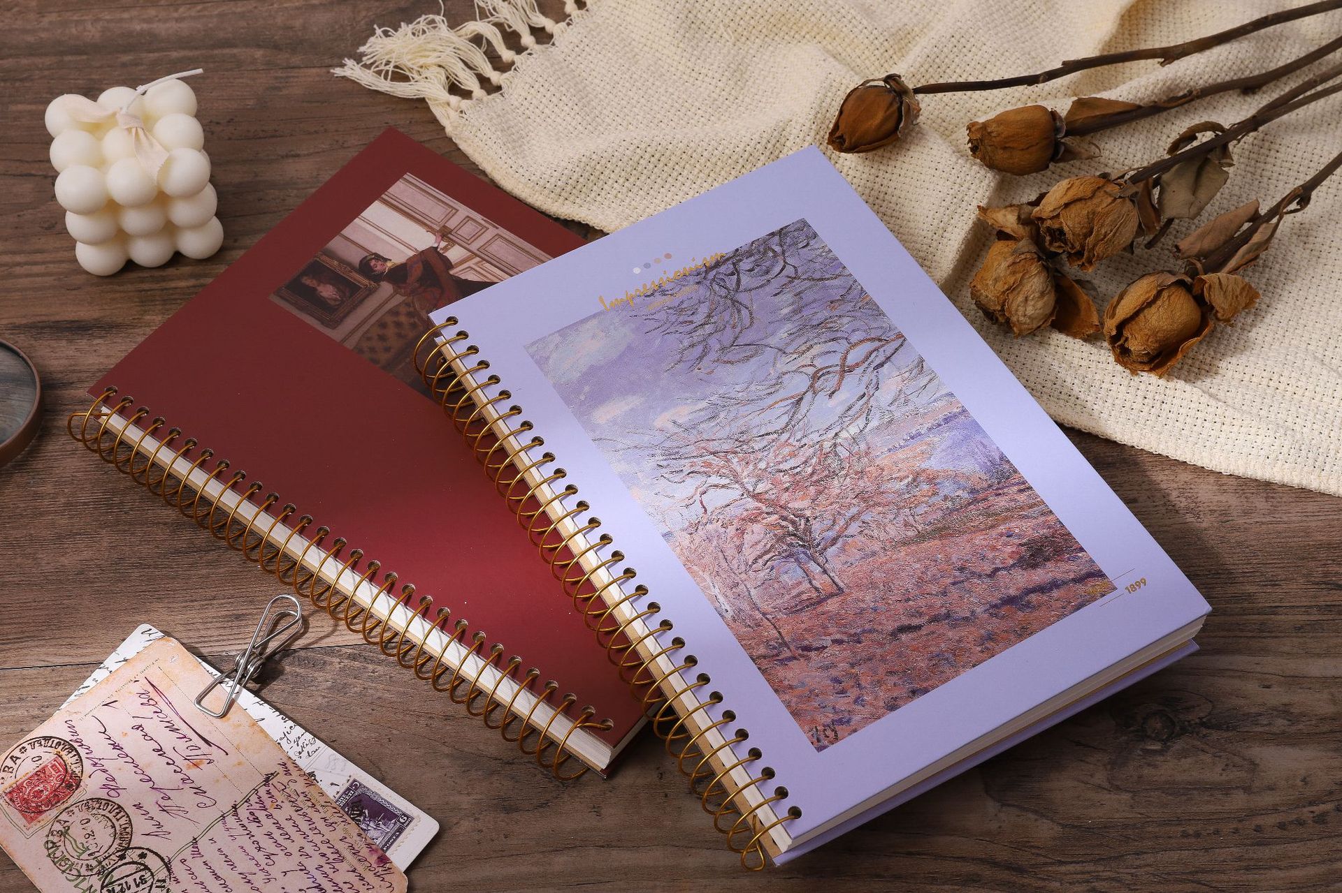 5347     16K横线线圈本（海岸小镇的傍晚）  (1